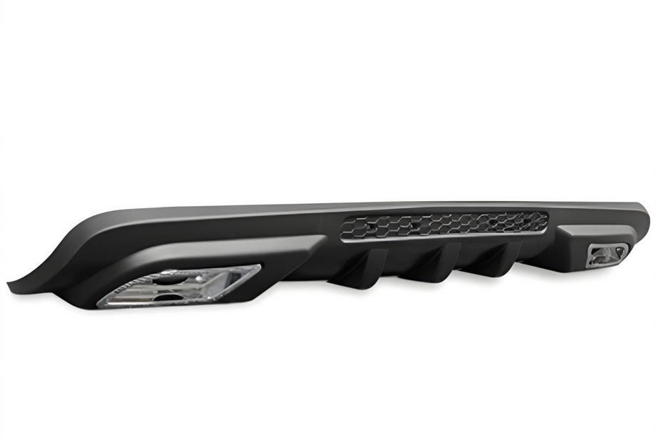 Universal Rear Diffuser DPT Sport V-2 (ABS) (Gloss Black) Photo 1