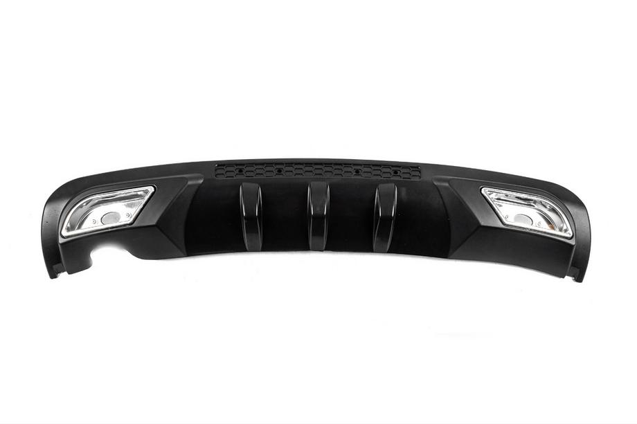 Universal Rear Diffuser DPT Sport V-2 (ABS) (Gloss Black) Photo 2