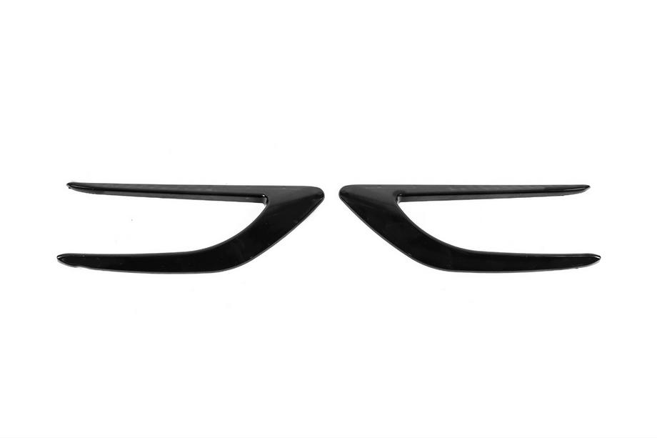 Universal Side Vents DPT V-2 (ABS) (2pcs) (Gloss Black) Photo 1