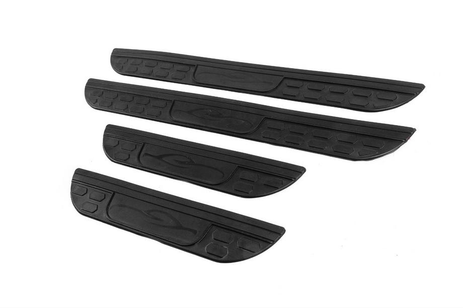 Universal Door Sill Protectors DPT (ABS) (4pcs) (black matte) Photo 7