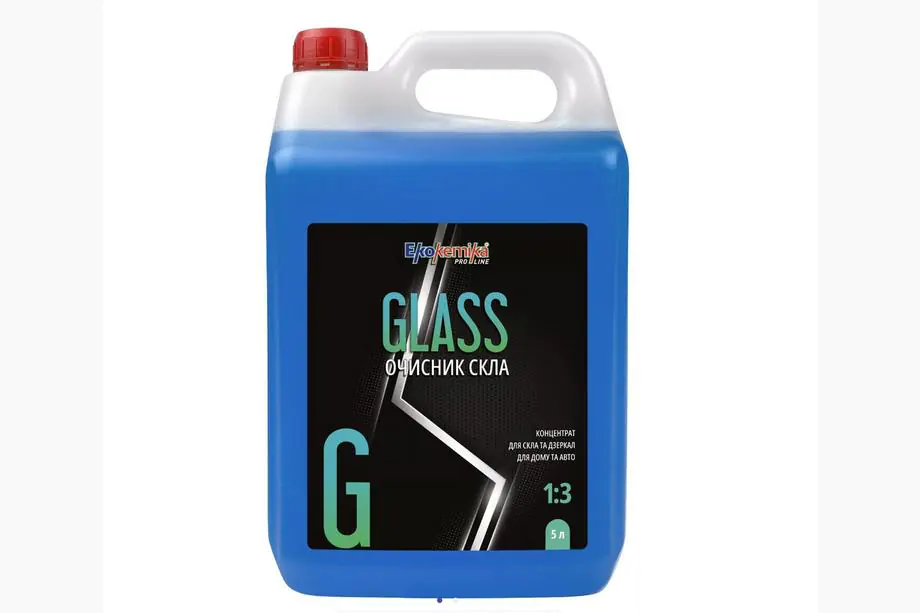 Glass Cleaner 5L Concentrate Ekokemika Pro Line GLASS 1:3 Image