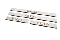 Mazda 3 2009-2013 Door Sill Cover Carmos (4 pcs, Stainless Steel) V-3 photo 2