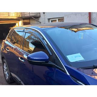 Window Deflectors (4 pcs, DPT) Peugeot 3008 2016-2023 photo 1