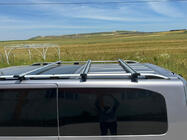 Lockable roof rack cross bars Skyport (2 pcs) (Only for Skyport roof rails) up to 130 cm, Grey photo 1