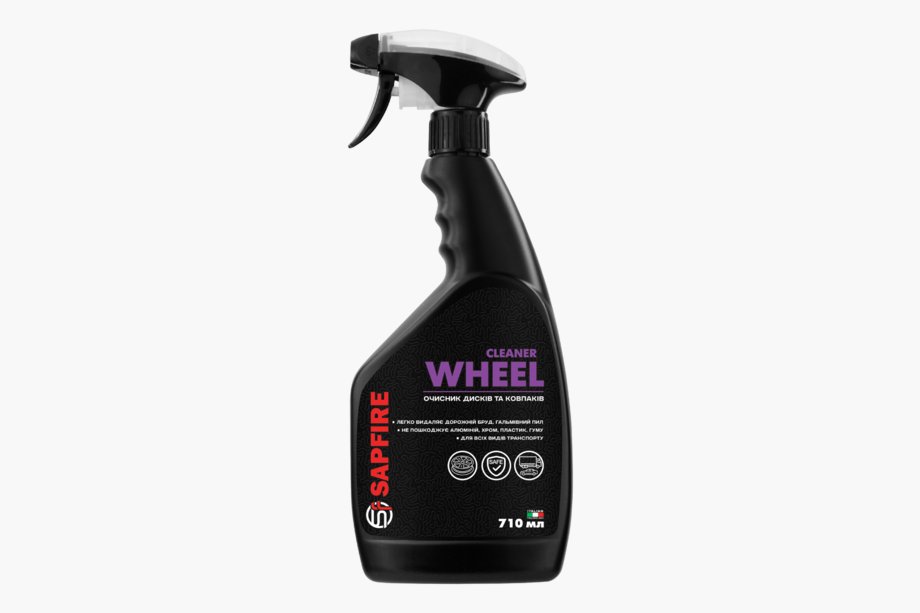 Alloy and Steel Wheel Cleaner 710 ml SAPFIRE Image