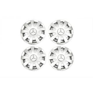 Grey ABS Wheel Covers (1-piece, Set of 4) photo 1