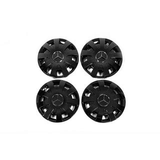 Black ABS Wheel Covers (1-piece, set of 4) photo 1
