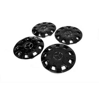 Black ABS Wheel Covers (1-piece, set of 4) photo 2
