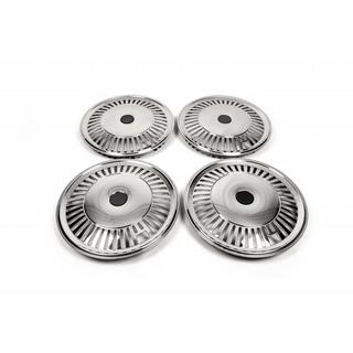 Stainless Steel Wheel Covers Star (1-ring, Set of 4) Mercedes Sprinter W907/W910 2018- photo 1