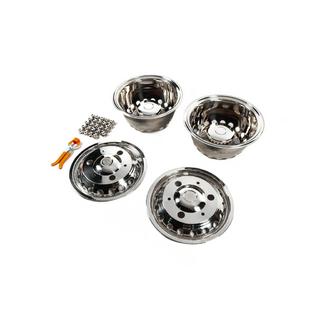 Stainless Steel Wheel Covers Exclusive V3 (2-ring design, 4 pcs) photo 3