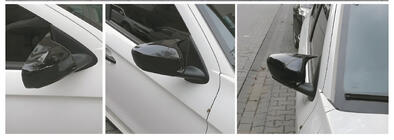 Citroen Cactus 2014-2020 Mirror Covers BMW-Style (2014-2017, 2 pcs) photo 2