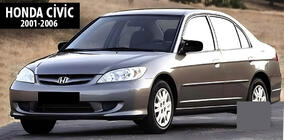 Honda Civic Sedan VII 2001-2006 Mirror Covers BMW-Style (2 pcs) photo 5
