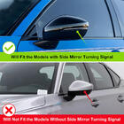 Honda Civic Sedan 2021- Mirror Covers BMW-Style (2 pcs) photo 7