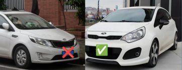 Kia Rio 2012-2017 BMW-Style Mirror Covers (with Turn Signal, 2 pcs) photo 2