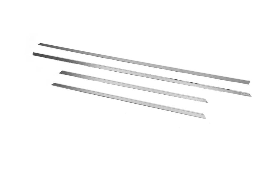 Renault Megane II 2004-2009 Slim Door Moldings 2006-2010 (4 pcs, Stainless Steel) Photo 3