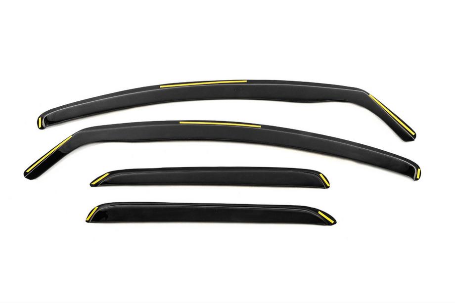 Renault Duster 2018-2024 In-Channel Window Deflectors (4 pcs, Esa) Image