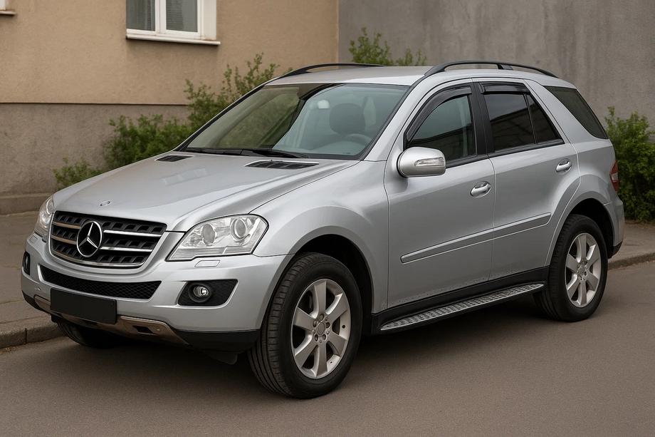 Mercedes ML W164 2005-2011 In-Channel Window Deflectors (4 pcs, Esa) Image