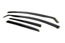 Seat Leon 2013-2020 In-channel window deflectors (HB, smoke, 4 pcs, Esa) photo 2