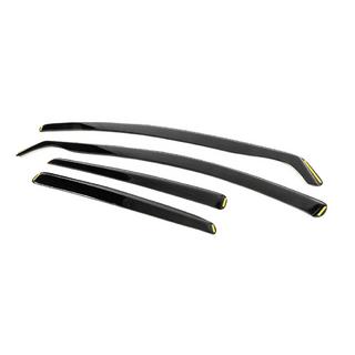 In-channel window deflectors (HB, smoke, 4 pcs, Esa) Seat Leon 2013-2020 photo 2