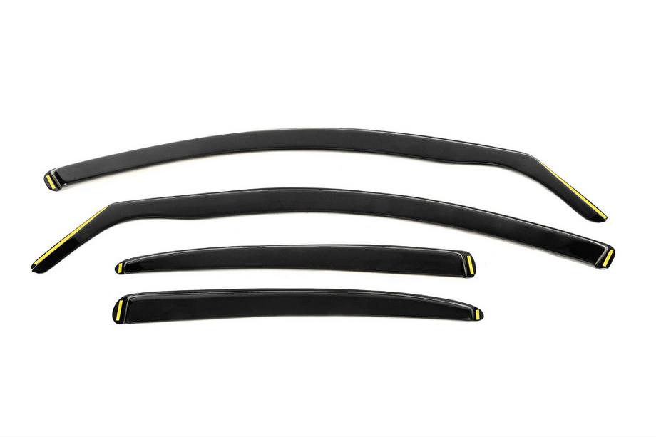 Skoda Octavia III A7 2013-2019 In-channel window deflectors (HB, 4 pcs, Esa) Image