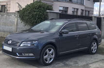 Volkswagen Passat B7 2012-2015 In-Channel Wind Deflectors (SW, 4 pcs, Esa) photo 2