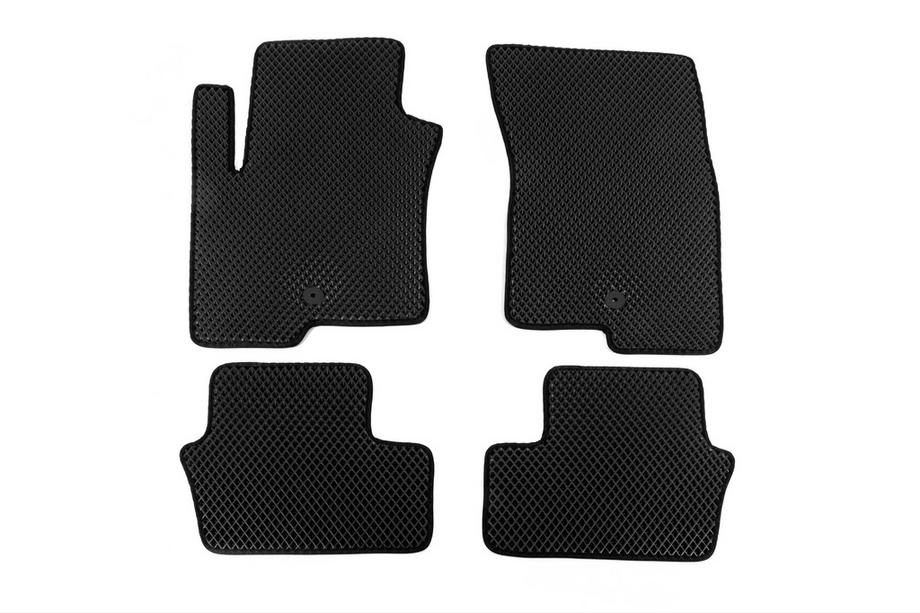 Jeep Compass 2006-2016 EVA Floor Mats (Black) Image