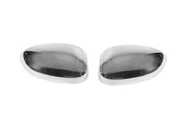 Fiat 500/500L 2013-2022 Mirror Covers (2 pcs, Stainless Steel, Carmos) photo 2