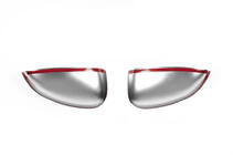 Fiat 500/500L 2013-2022 Mirror Covers (2 pcs, Stainless Steel, Carmos) photo 4