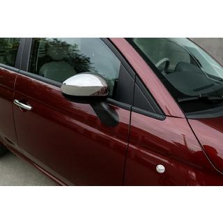 Mirror Covers (2 pcs, Stainless Steel, Carmos) Fiat 500/500L 2013-2022 photo 1
