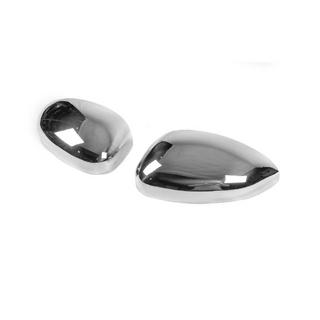 Mirror Covers (2 pcs, Stainless Steel, Carmos) Fiat 500/500L 2013-2022 photo 3