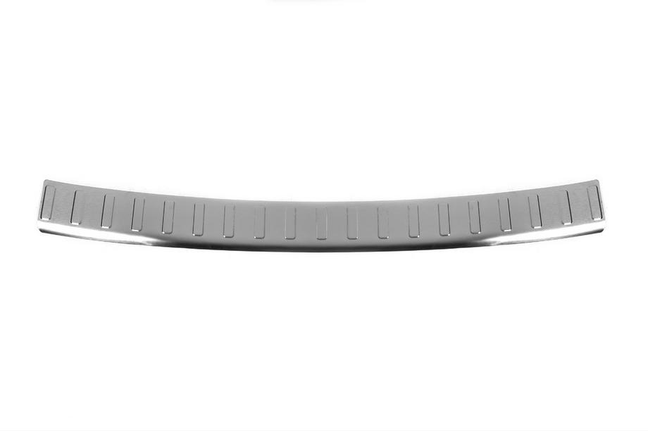 Mercedes C-class W205 2014-2021 Rear bumper protector Carmos (SW, stainless steel) Photo 1