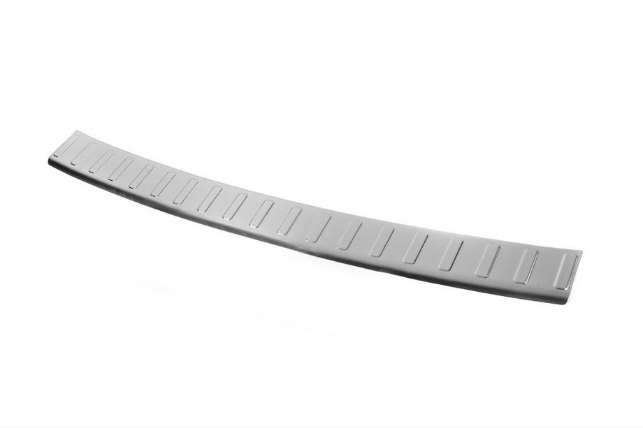 Mercedes C-class W205 2014-2021 Rear bumper protector Carmos (SW, stainless steel) Photo 2