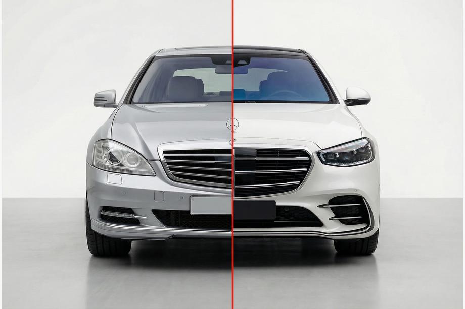 Mercedes S-class W221 2005-2013 Facelift kit for W223 AMG Line Image
