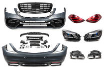 Mercedes S-class W222 2013-2022 S63 AMG-2018 Facelift Body Kit photo 2