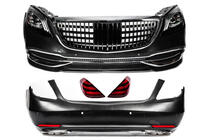 Mercedes S-class W222 2013-2022 Maybach Facelift Kit (with headlights) photo 2