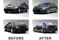 Mercedes S-class W221 2005-2013 Facelift Body Kit to W222 AMG S63 photo 4