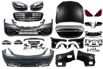 Mercedes S-class W221 2005-2013 Facelift Body Kit to W222 AMG S63 photo 2