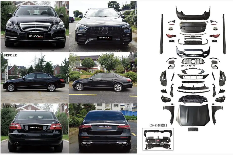 Mercedes E-class W212 2009-2016 Facelift Kit to W213 E63 AMG 2024 Image