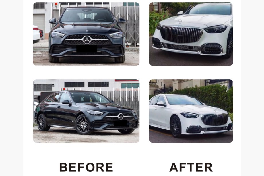 Mercedes C-class W206 2022- Front bumper assembly (Maybach) Image