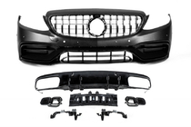 Mercedes C-class W205 2014-2021 Body kit with diffuser for Coupe (AMG C63-design 2018-2021) photo 1