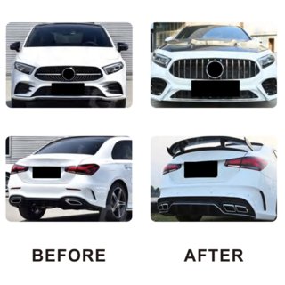 Body Kit AMG A45 (Type-B) Mercedes A-сlass W177 2018- photo 1