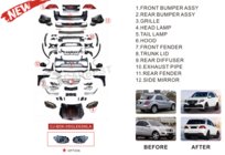 Mercedes ML W164 2005-2011 Restyling kit for W166 GLE63 AMG photo 4