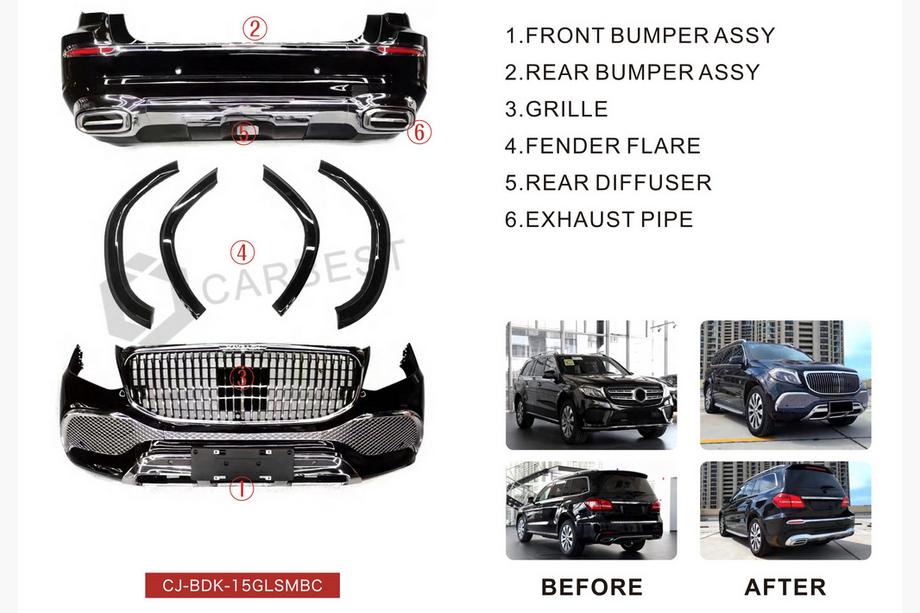 Mercedes GL/GLS class X166 2012-2019 Maybach Body Kit (for GLS) Photo 2