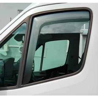 In-channel window deflectors (smoke, 2 pcs, Cagatay) photo 1