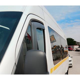 In-channel window deflectors (smoke, 2 pcs, Cagatay) photo 2