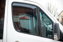 Volkswagen Crafter 2006-2016 In-channel window deflectors (smoke, 2 pcs, Cagatay) photo 1