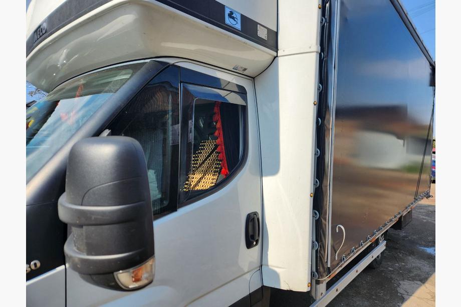 Iveco Daily 2014- In-channel window deflectors (smoke, 2 pcs, Cagatay) Photo 4