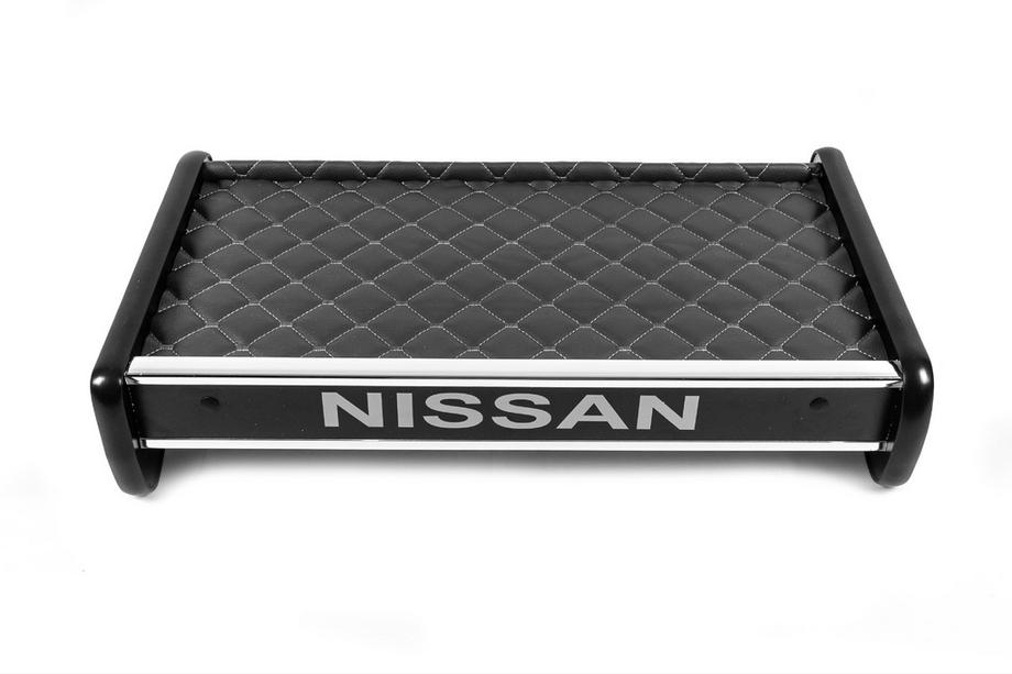 Nissan Primastar 2002-2014 Dashboard Shelf (2001-2010, Gray with Gray Stitching) Image