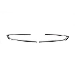 Chrome Fog Light Covers Carmos (SD/SW/HB/GTC, 2 pcs, Stainless Steel) Opel Astra K 2016-2021 photo 2