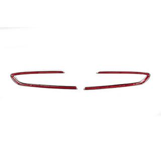 Chrome Fog Light Covers Carmos (SD/SW/HB/GTC, 2 pcs, Stainless Steel) Opel Astra K 2016-2021 photo 4